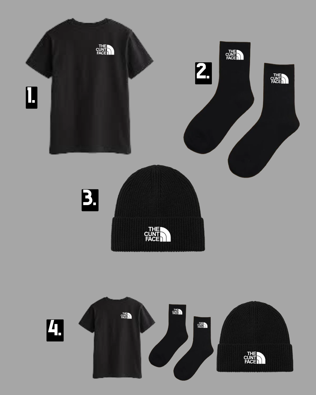 Funny Clothing - Novelty Knock Off Brand Silly Rude Offensive 18+ Naughty Black Unisex Random Stupid Present Stocking Filler Meme Quirky Gift