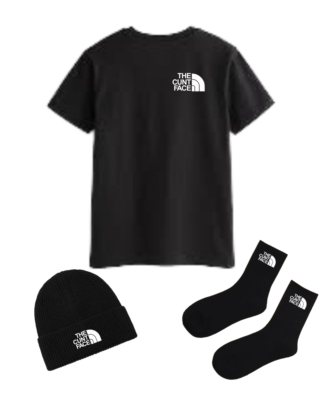 Funny Clothing - Novelty Knock Off Brand Silly Rude Offensive 18+ Naughty Black Unisex Random Stupid Present Stocking Filler Meme Quirky Gift