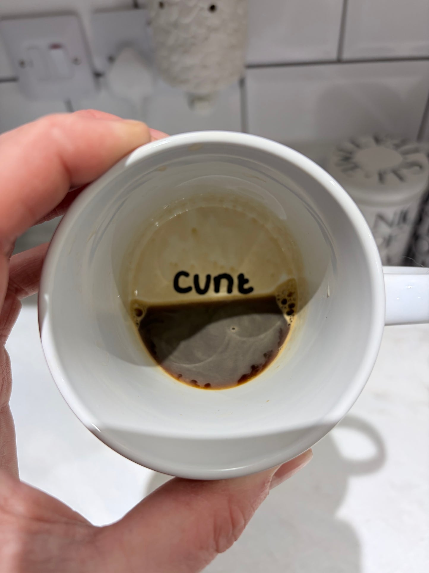 ☕️ Secret Santa Funny Mugs - Rude Offensive 18+ Naughty Office Coffee Tea Latte Glass Tumbler Present Stocking Filler Meme Quirky Text Gift