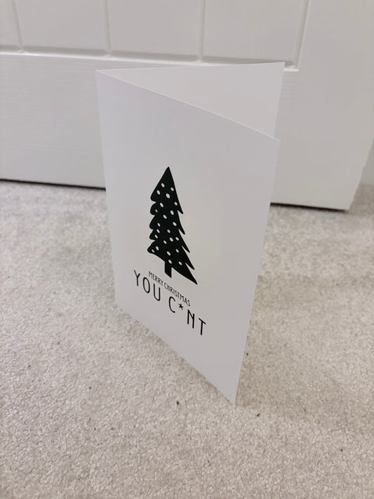 Funny Greeting Cards - Christmas Birthday Rude Offensive 18+ Naughty Office Present Stocking Filler Meme Quirky Text Gift Customisable Personalised Card Envelope