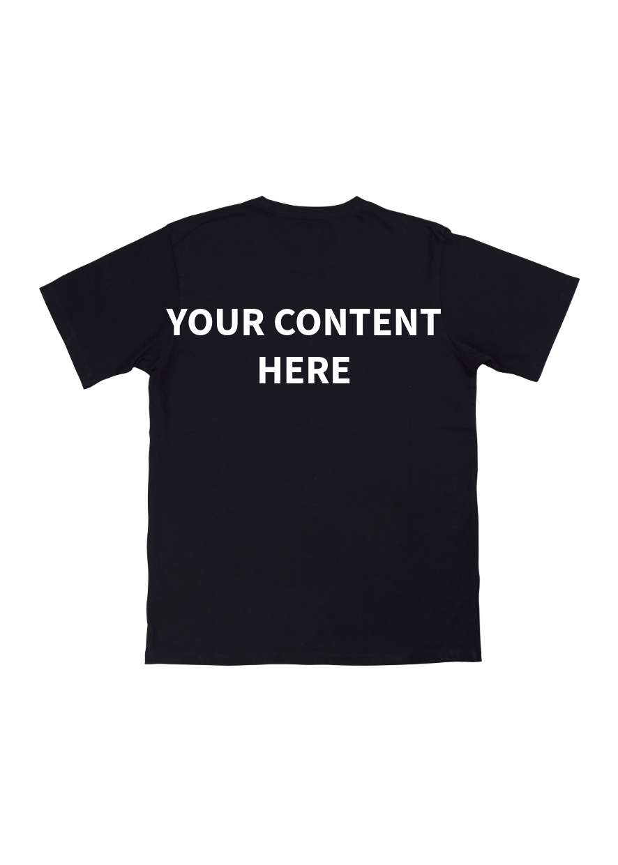 Personalised T-Shirts - Upload Your Own Image Or Text To Be Printed Onto Our Tops Customised Novelty Usage Tops